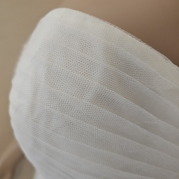 Jenny Yoo Collection Annabelle White Tulle Bridal Wedding Dress - Picture 12 of 16